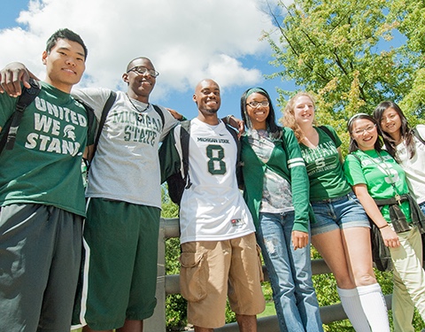 a group of students