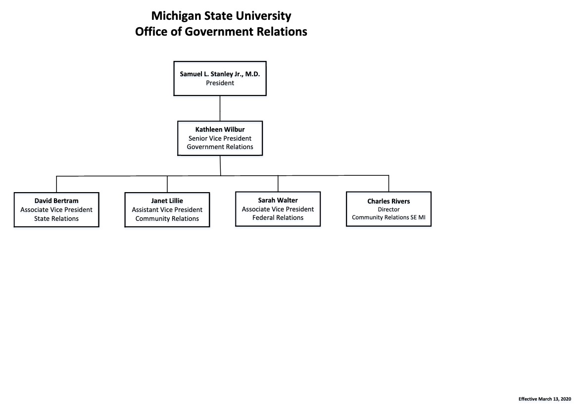 MSU Org Chart