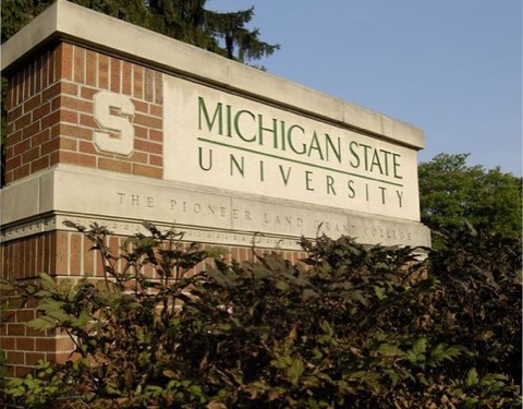 msu entrance sign